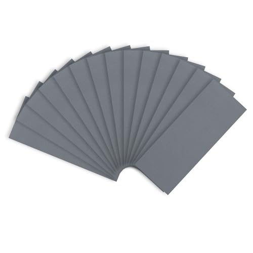 Schleifpapier, Körnung 6000, Nass- und Trockenschleifblätter, 22,9 x 9,1 cm, für Holzmöbel-Finish, Metallschleifen und Automobil-Polieren, 14 Blatt Schleifpapier, Körnung 6000, Nass- und Trockenschleifblätter, 22,9 x 9,1 cm, für Holzmöbel-Finish, Metallschleifen und Automobil-Polieren, 14 Blatt von Shineboc