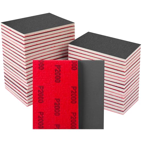Shineboc 20 Stück Schleifschwämme Set, 2000 Körnung Nass-Trocken-Schleifpapier, Flexibler Schleifschwamm Holz, Professional Schleifpads für Metall, Holz, Farbe, Spachtelmasse, Autokarosseriereparatur Shineboc 20 Stück Schleifschwämme Set, 2000 Körnung Nass-Trocken-Schleifpapier, Flexibler Schleifschwamm Holz, Professional Schleifpads für Metall, Holz, Farbe, Spachtelmasse, Autokarosseriereparatur von Shineboc