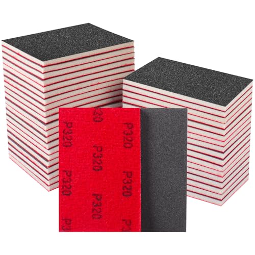 Shineboc 20 Stück Schleifschwämme Set, 320 Körnung Nass-Trocken-Schleifpapier, Flexibler Schleifschwamm Holz, Professional Schleifpads für Metall, Holz, Farbe, Spachtelmasse, Autokarosseriereparatur Shineboc 20 Stück Schleifschwämme Set, 320 Körnung Nass-Trocken-Schleifpapier, Flexibler Schleifschwamm Holz, Professional Schleifpads für Metall, Holz, Farbe, Spachtelmasse, Autokarosseriereparatur von Shineboc