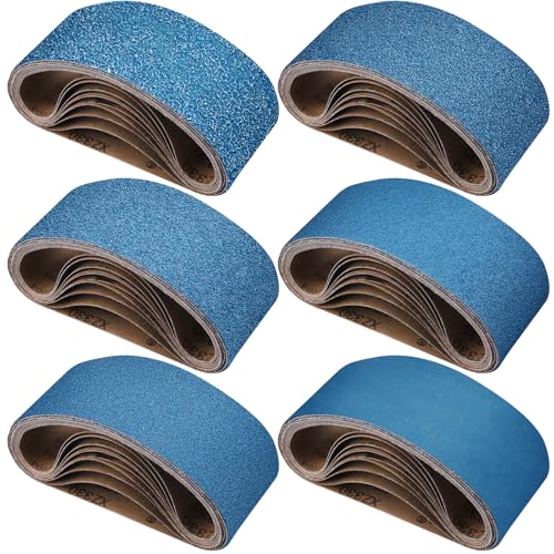 Shineboc Schleifband 100 x 560 mm, 10 Stück Bandschleifer Schleifbänder 40/60/80/120/240/400 Körnung für Polieren Metall, Holz Shineboc Schleifband 100 x 560 mm, 10 Stück Bandschleifer Schleifbänder 40/60/80/120/240/400 Körnung für Polieren Metall, Holz von Shineboc