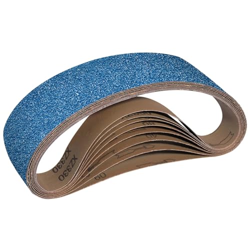 Shineboc Schleifband 100 x 915 mm, 10 Stück Bandschleifer Schleifbänder 40/60/80/120/240/400 Körnung für Polieren Metall, Holz Shineboc Schleifband 100 x 915 mm, 10 Stück Bandschleifer Schleifbänder 40/60/80/120/240/400 Körnung für Polieren Metall, Holz von Shineboc