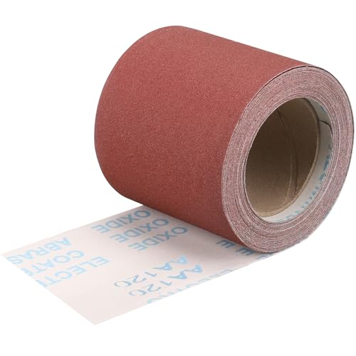 Shineboc Schleifpapier Rolle Körnung 120, 115 mm x 10 m Schleifleinen Rolle für Handschleifer zum Holz Metall Shineboc Schleifpapier Rolle Körnung 120, 115 mm x 10 m Schleifleinen Rolle für Handschleifer zum Holz Metall von Shineboc