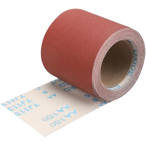 Shineboc Schleifpapier Rolle Körnung 150, 115 mm x 10 m Schleifleinen Rolle für Handschleifer zum Holz Metall Shineboc Schleifpapier Rolle Körnung 150, 115 mm x 10 m Schleifleinen Rolle für Handschleifer zum Holz Metall von Shineboc