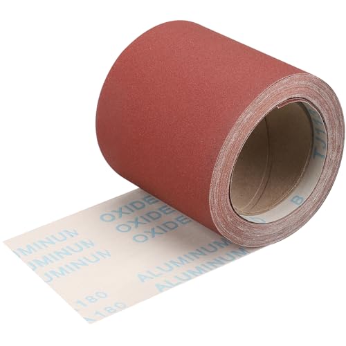 Shineboc Schleifpapier Rolle Körnung 180, 115 mm x 10 m Schleifleinen Rolle für Handschleifer zum Holz Metall Shineboc Schleifpapier Rolle Körnung 180, 115 mm x 10 m Schleifleinen Rolle für Handschleifer zum Holz Metall von Shineboc