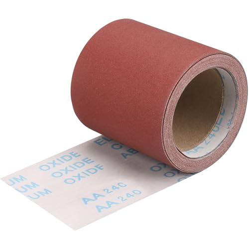 Shineboc Schleifpapier Rolle Körnung 240, 115 mm x 10 m Schleifleinen Rolle für Handschleifer zum Holz Metall Shineboc Schleifpapier Rolle Körnung 240, 115 mm x 10 m Schleifleinen Rolle für Handschleifer zum Holz Metall von Shineboc