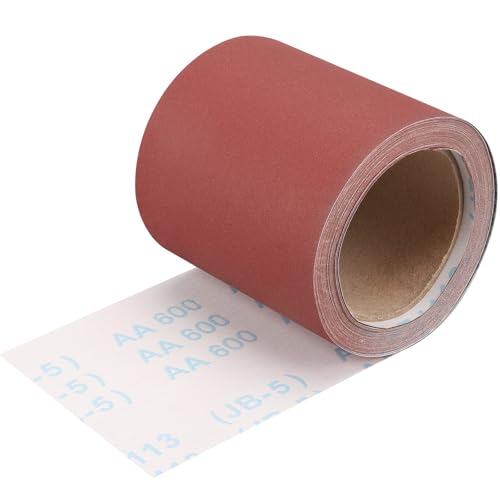 Shineboc Schleifpapier Rolle Körnung 600, 115 mm x 10 m Schleifleinen Rolle für Handschleifer zum Holz Metall Shineboc Schleifpapier Rolle Körnung 600, 115 mm x 10 m Schleifleinen Rolle für Handschleifer zum Holz Metall von Shineboc