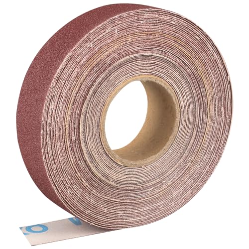 Shineboc-Schleifpapierrolle 2,5 cm x 10 m, Aluminiumoxid-Schleifpapier der Körnung 100, geeignet zum Schleifen, Holz, Möbelbearbeitung, Edelstahl und Karosseriebearbeitung Shineboc-Schleifpapierrolle 2,5 cm x 10 m, Aluminiumoxid-Schleifpapier der Körnung 100, geeignet zum Schleifen, Holz, Möbelbearbeitung, Edelstahl und Karosseriebearbeitung von Shineboc