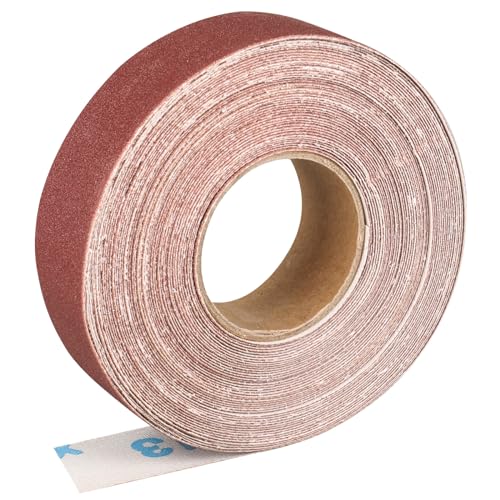 Shineboc-Schleifpapierrolle 2,5 cm x 10 m, Aluminiumoxid-Schleifpapier der Körnung 180, geeignet zum Schleifen, Holz, Möbelbearbeitung, Edelstahl und Karosseriebearbeitung Shineboc-Schleifpapierrolle 2,5 cm x 10 m, Aluminiumoxid-Schleifpapier der Körnung 180, geeignet zum Schleifen, Holz, Möbelbearbeitung, Edelstahl und Karosseriebearbeitung von Shineboc