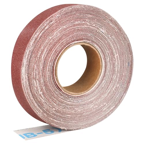 Shineboc-Schleifpapierrolle 2,5 cm x 10 m, Aluminiumoxid-Schleifpapier mit Körnung 120, geeignet zum Schleifen, Holz, Möbelbearbeitung, Edelstahl und Karosseriebearbeitung Shineboc-Schleifpapierrolle 2,5 cm x 10 m, Aluminiumoxid-Schleifpapier mit Körnung 120, geeignet zum Schleifen, Holz, Möbelbearbeitung, Edelstahl und Karosseriebearbeitung von Shineboc