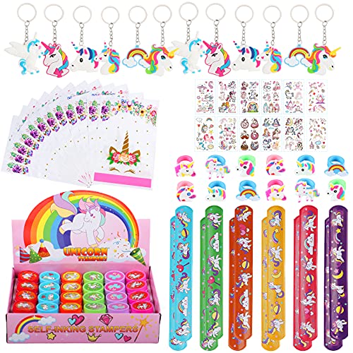 Shinelee 84 Stück Einhorn Party Mitgebsel Kinder, Einhorn Stempel Kinder Geschenktüten Einhorn Schlüsselanhänger Ring Tattoos Schnapparmband, Einhorn Mitgebsel Kindergeburtstag Mädchen Shinelee 84 Stück Einhorn Party Mitgebsel Kinder, Einhorn Stempel Kinder Geschenktüten Einhorn Schlüsselanhänger Ring Tattoos Schnapparmband, Einhorn Mitgebsel Kindergeburtstag Mädchen von Shinelee