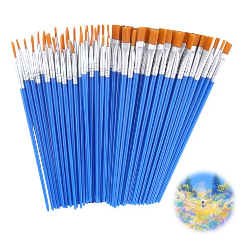 60 Stück Pinselset, Pinselset Acrylfarben, Pinselset Kinder Pinsel Kinder, Borstenpinsel Pinsel Set Feine Pinsel, Pinsel Malen für Körper Gesicht Felsen Leinwand, Gemälde Liebhaber 60 Stück Pinselset, Pinselset Acrylfarben, Pinselset Kinder Pinsel Kinder, Borstenpinsel Pinsel Set Feine Pinsel, Pinsel Malen für Körper Gesicht Felsen Leinwand, Gemälde Liebhaber von ShinherYee