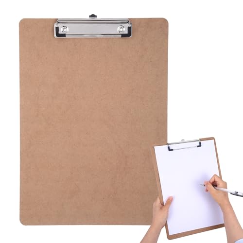 Klemmbrett A4 Holz, Klemmbrett A4, Verdicktes Material, Dicke 3.5 mm Klemmbrett Holz, Klemmbretter Nachhaltiges Schreibbrett, Clipboard für Büro und Unterwegs, Natur Klemmbrett A4 Holz, Klemmbrett A4, Verdicktes Material, Dicke 3.5 mm Klemmbrett Holz, Klemmbretter Nachhaltiges Schreibbrett, Clipboard für Büro und Unterwegs, Natur von ShinherYee