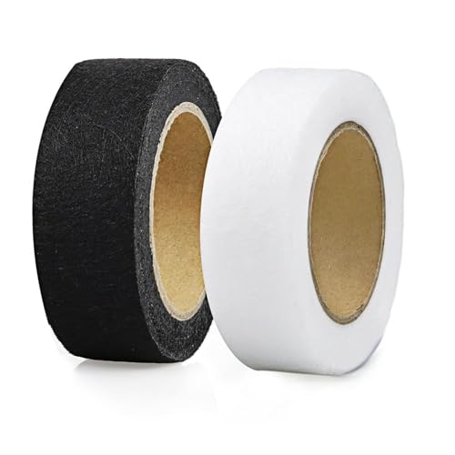 ShiningUU Wonder Web Saumband, 2 Stück, 64 m, extra stark, doppelseitig, Wonderweb zum Aufbügeln, Wonderweb Saumband für Kleidung, Hosen und Vorhänge, Saumband zum Aufbügeln, kein Nähen Saumband von ShiningUU