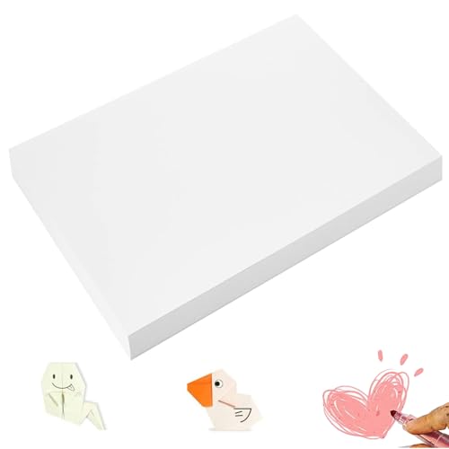 300 Blatt Bastelpapier zum Zeichnen, 45,7 x 61 cm, weißes Konstruktionspapier zum Ausmalen, Erstellen, Schulkunstprojektbedarf, Standardgewicht 300 Blatt Bastelpapier zum Zeichnen, 45,7 x 61 cm, weißes Konstruktionspapier zum Ausmalen, Erstellen, Schulkunstprojektbedarf, Standardgewicht von Shinok