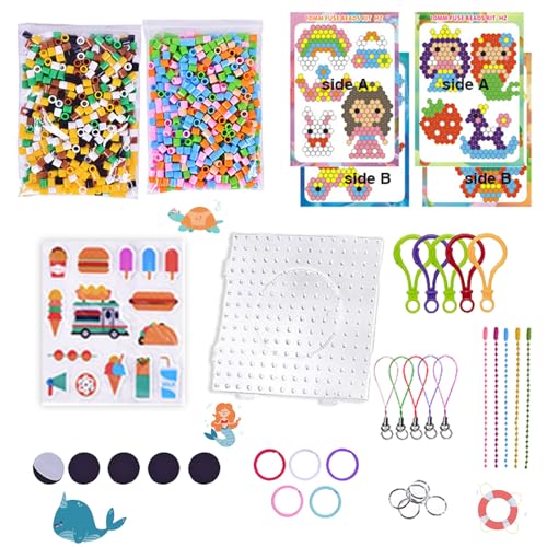 Shinybox 10mm Bügelperlen Set, 1000 Stück XL Bügelperlen 12 Farben mit Steckplatte, 5 Bügelpapier, 10 Muster und Zubehör, Kreatives Perlenset Basteln Geschenk für Kinder ab 3 Jahren(Meerjungfrauen) Shinybox 10mm Bügelperlen Set, 1000 Stück XL Bügelperlen 12 Farben mit Steckplatte, 5 Bügelpapier, 10 Muster und Zubehör, Kreatives Perlenset Basteln Geschenk für Kinder ab 3 Jahren(Meerjungfrauen) von Shinybox