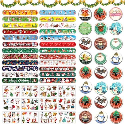 Shinybox 60 Stück Weihnachten Mitgebsel Set, 24 Weihnachten Labyrinth Puzzles, 24 Weihnachten Klatscharmband, 12 Weihnachts-Tattoo-Aufkleber, Weihnachten Party Mitgebsel für Party Favor Shinybox 60 Stück Weihnachten Mitgebsel Set, 24 Weihnachten Labyrinth Puzzles, 24 Weihnachten Klatscharmband, 12 Weihnachts-Tattoo-Aufkleber, Weihnachten Party Mitgebsel für Party Favor von Shinybox