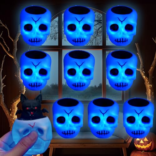 Shinybox Halloween Leuchtende Stress Relief Spielzeug, 9 Stück Kürbis Fledermaus Stressbälle Halloween, Leuchtendes Kürbis Fledermaus Stress Spielzeug, Halloween Party Geschenk Mitgebsel(Fledermäuse) Shinybox Halloween Leuchtende Stress Relief Spielzeug, 9 Stück Kürbis Fledermaus Stressbälle Halloween, Leuchtendes Kürbis Fledermaus Stress Spielzeug, Halloween Party Geschenk Mitgebsel(Fledermäuse) von Shinybox
