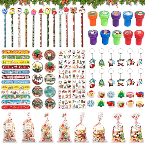 Shinybox Weihnachten Mitgebsel Set, 116 Stück Weihnachten Party Mitgebsel Spielzeug, Weinachts Geschenke für Kinder Spielzeug, Weihnachten Gastgeschenk für Geschenke Kindergeburtstag Shinybox Weihnachten Mitgebsel Set, 116 Stück Weihnachten Party Mitgebsel Spielzeug, Weinachts Geschenke für Kinder Spielzeug, Weihnachten Gastgeschenk für Geschenke Kindergeburtstag von Shinybox