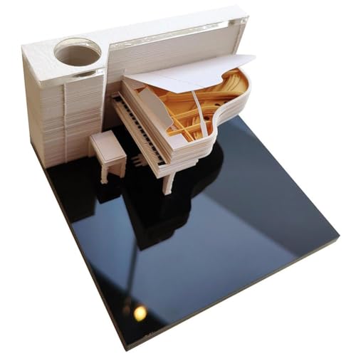 Mini-3D-Notizblock, Klavier, 3D-Notizblöcke, Haftnotizen, 3D-Blocknotizen, 3D-Papier, Geschenke, Freunde, Skulptur, Zubehör, Modellnotiz Mini-3D-Notizblock, Klavier, 3D-Notizblöcke, Haftnotizen, 3D-Blocknotizen, 3D-Papier, Geschenke, Freunde, Skulptur, Zubehör, Modellnotiz von Shinyruo