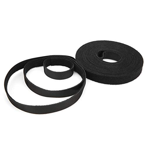 Shipenophy Klettband, flexibles Nylon, schwarz, 1,5 cm x 5 m, selbstklebend, für Home Office Shipenophy Klettband, flexibles Nylon, schwarz, 1,5 cm x 5 m, selbstklebend, für Home Office von Shipenophy
