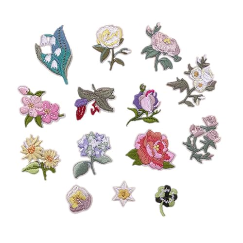 Shirene Aufbügeln Blumen Bestickte Aufnäher,14 Stück Bestickte Aufnäher,Bügelflicken Bügel Patches für Kleidung,Applikationen,Reparaturflicken,DIY-Patches zum Aufnähen für Kleidung,Jeans,Taschen,Hüte Shirene Aufbügeln Blumen Bestickte Aufnäher,14 Stück Bestickte Aufnäher,Bügelflicken Bügel Patches für Kleidung,Applikationen,Reparaturflicken,DIY-Patches zum Aufnähen für Kleidung,Jeans,Taschen,Hüte von Shirene