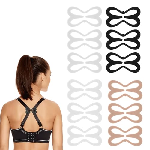 Shirene BH Träger Clips,12 Stück BH-Träger-Clips für Racerbacks,Anti-Rutsch BH-Clip für den Rücken,Verstellbare Trägerhalter zum Verbergen von Trägern,Bikini,Sportbekleidung und Shirts Shirene BH Träger Clips,12 Stück BH-Träger-Clips für Racerbacks,Anti-Rutsch BH-Clip für den Rücken,Verstellbare Trägerhalter zum Verbergen von Trägern,Bikini,Sportbekleidung und Shirts von Shirene