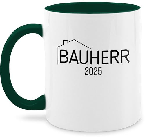 Tasse Tassen 325ml - Deko Hobby Geschenk - Bauherr 2025-325 ml - Dunkelgrün - 2024 hausbau glühweintassen bauherren schokotasse 2023 teetasse wärmende Tasse Tassen 325ml - Deko Hobby Geschenk - Bauherr 2025-325 ml - Dunkelgrün - 2024 hausbau glühweintassen bauherren schokotasse 2023 teetasse wärmende von Shirtracer