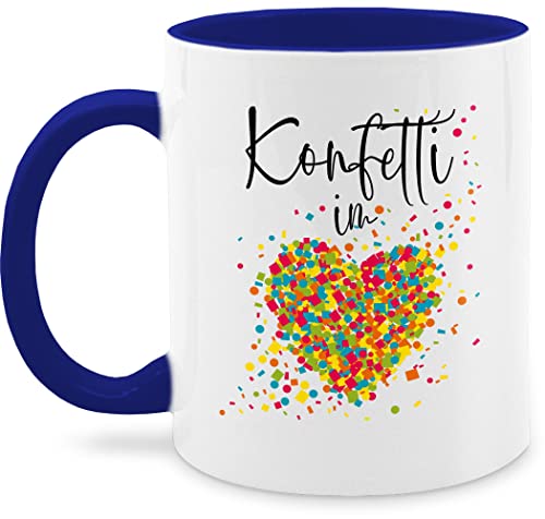 Tasse Tassen 325ml - & Fasching - Konfetti im Herzen I Confetti Herz I Konfetti für Alle Karneval Köln - 325 ml - Dunkelblau - karnevalstasse fasching- herzmotiv kaffeetasse carnevale in the heart Tasse Tassen 325ml - & Fasching - Konfetti im Herzen I Confetti Herz I Konfetti für Alle Karneval Köln - 325 ml - Dunkelblau - karnevalstasse fasching- herzmotiv kaffeetasse carnevale in the heart von Shirtracer