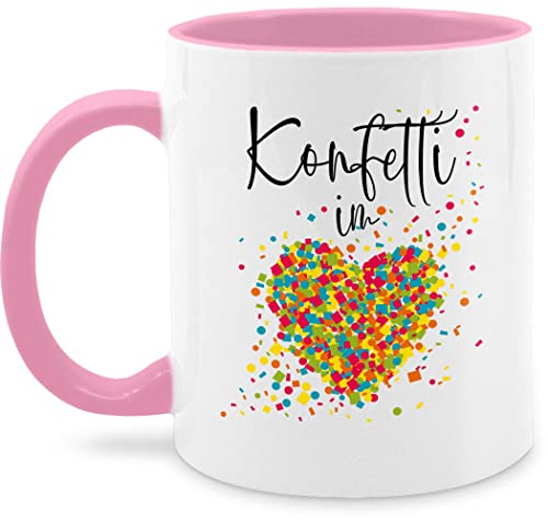 Tasse Tassen 325ml - & Fasching - Konfetti im Herzen I Confetti Herz I Konfetti für Alle Karneval Köln - 325 ml - Rosa - karnevalstasse fasching- herzmotiv kaffeetasse carnevale in the heart mug Tasse Tassen 325ml - & Fasching - Konfetti im Herzen I Confetti Herz I Konfetti für Alle Karneval Köln - 325 ml - Rosa - karnevalstasse fasching- herzmotiv kaffeetasse carnevale in the heart mug von Shirtracer