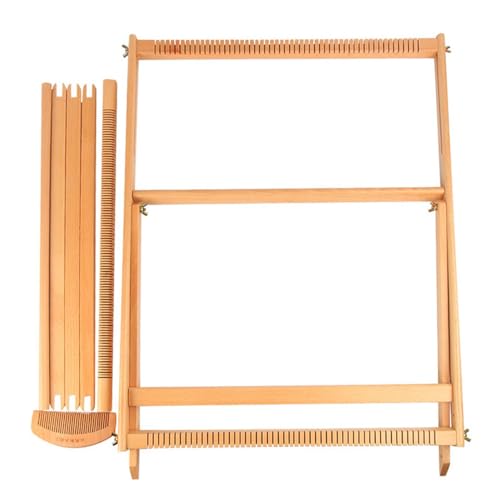 Webrahmen Aus, Holzwebrahmen Webstuhl Set Webrahmenfabrik, Schulwebrahmen Zum Weben Und Gestalten Für Kinder Und Einsteiger Geeignet, Auch Eine Tolle Geschenkidee, 49x64x3cm Webrahmen Aus, Holzwebrahmen Webstuhl Set Webrahmenfabrik, Schulwebrahmen Zum Weben Und Gestalten Für Kinder Und Einsteiger Geeignet, Auch Eine Tolle Geschenkidee, 49x64x3cm von Shitafe