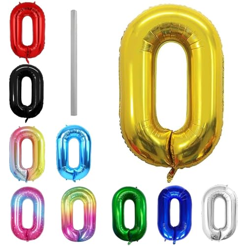 Geburtstag zahlen Luftballon 0 jahre-Gold XXL Jumbo Folienballon 40 Zoll – 101 cm Luftballons 0 Geburtstag Junge Mädchen Babyparty Geburtstagsdeko Jubiläumsparty Dekoration Geburtstag zahlen Luftballon 0 jahre-Gold XXL Jumbo Folienballon 40 Zoll – 101 cm Luftballons 0 Geburtstag Junge Mädchen Babyparty Geburtstagsdeko Jubiläumsparty Dekoration von Shixpiov