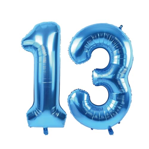 Geburtstag zahlen Luftballon 13 jahre-hellblau XXL Jumbo Folienballon 40 Zoll – 101 cm Luftballons 13 Geburtstag Junge Mädchen Babyparty Geburtstagsdeko Jubiläumsparty Dekoration Geburtstag zahlen Luftballon 13 jahre-hellblau XXL Jumbo Folienballon 40 Zoll – 101 cm Luftballons 13 Geburtstag Junge Mädchen Babyparty Geburtstagsdeko Jubiläumsparty Dekoration von Shixpiov