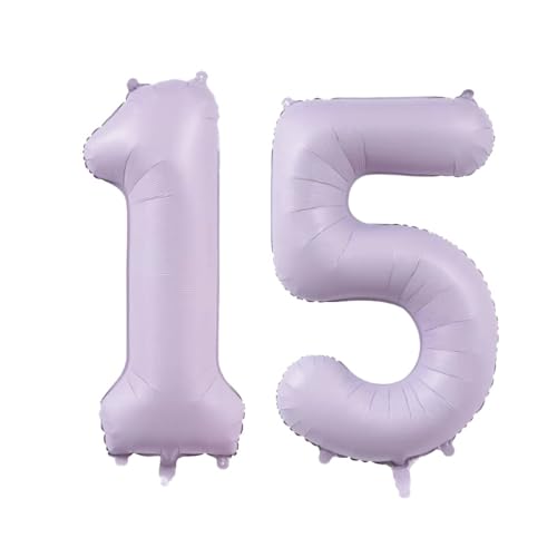 Geburtstag zahlen Luftballon 15 jahre-cremeviolett XXL Jumbo Folienballon 40 Zoll – 101 cm Luftballons15 Geburtstag Junge Mädchen Babyparty Geburtstagsdeko Jubiläumsparty Dekoration Geburtstag zahlen Luftballon 15 jahre-cremeviolett XXL Jumbo Folienballon 40 Zoll – 101 cm Luftballons15 Geburtstag Junge Mädchen Babyparty Geburtstagsdeko Jubiläumsparty Dekoration von Shixpiov