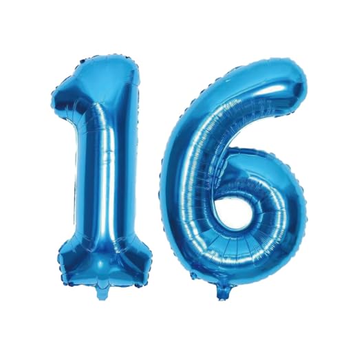 Geburtstag zahlen Luftballon 16 jahre-hellblau XXL Jumbo Folienballon 40 Zoll – 101 cm Luftballons 16 Geburtstag Junge Mädchen Babyparty Geburtstagsdeko Jubiläumsparty Dekoration Geburtstag zahlen Luftballon 16 jahre-hellblau XXL Jumbo Folienballon 40 Zoll – 101 cm Luftballons 16 Geburtstag Junge Mädchen Babyparty Geburtstagsdeko Jubiläumsparty Dekoration von Shixpiov