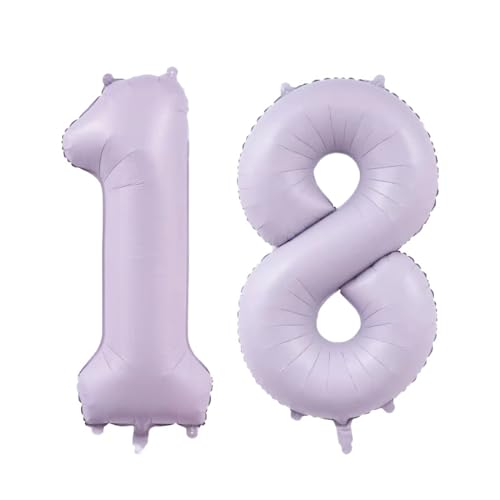 Geburtstag zahlen Luftballon 18 jahre-cremeviolett XXL Jumbo Folienballon 40 Zoll – 101 cm Luftballons18 Geburtstag Junge Mädchen Babyparty Geburtstagsdeko Jubiläumsparty Dekoration Geburtstag zahlen Luftballon 18 jahre-cremeviolett XXL Jumbo Folienballon 40 Zoll – 101 cm Luftballons18 Geburtstag Junge Mädchen Babyparty Geburtstagsdeko Jubiläumsparty Dekoration von Shixpiov