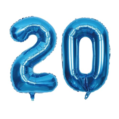 Geburtstag zahlen Luftballon 20 jahre-hellblau XXL Jumbo Folienballon 40 Zoll – 101 cm Luftballons 20 Geburtstag Junge Mädchen Babyparty Geburtstagsdeko Jubiläumsparty Dekoration Geburtstag zahlen Luftballon 20 jahre-hellblau XXL Jumbo Folienballon 40 Zoll – 101 cm Luftballons 20 Geburtstag Junge Mädchen Babyparty Geburtstagsdeko Jubiläumsparty Dekoration von Shixpiov