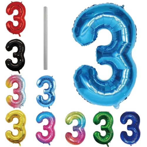 Geburtstag zahlen Luftballon 3 jahre-hellblau XXL Jumbo Folienballon 40 Zoll – 101 cm Luftballons 3 Geburtstag Junge Mädchen Babyparty Geburtstagsdeko Jubiläumsparty Dekoration Geburtstag zahlen Luftballon 3 jahre-hellblau XXL Jumbo Folienballon 40 Zoll – 101 cm Luftballons 3 Geburtstag Junge Mädchen Babyparty Geburtstagsdeko Jubiläumsparty Dekoration von Shixpiov