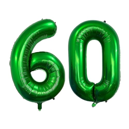 Geburtstag zahlen Luftballon 60 jahre-dunkelgrün XXL Jumbo Folienballon 40 Zoll – 101 cm Luftballons 60 Geburtstag Junge Mädchen Babyparty Geburtstagsdeko Jubiläumsparty Dekoration Geburtstag zahlen Luftballon 60 jahre-dunkelgrün XXL Jumbo Folienballon 40 Zoll – 101 cm Luftballons 60 Geburtstag Junge Mädchen Babyparty Geburtstagsdeko Jubiläumsparty Dekoration von Shixpiov