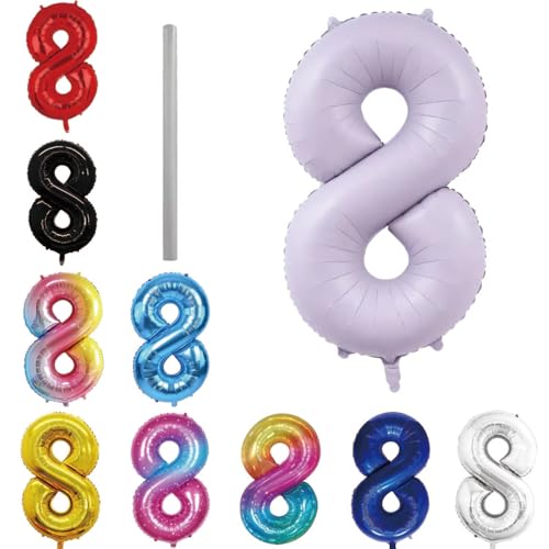 Geburtstag zahlen Luftballon 8 jahre-cremeviolett XXL Jumbo Folienballon 40 Zoll – 101 cm Luftballons 8 Geburtstag Junge Mädchen Babyparty Geburtstagsdeko Jubiläumsparty Dekoration Geburtstag zahlen Luftballon 8 jahre-cremeviolett XXL Jumbo Folienballon 40 Zoll – 101 cm Luftballons 8 Geburtstag Junge Mädchen Babyparty Geburtstagsdeko Jubiläumsparty Dekoration von Shixpiov