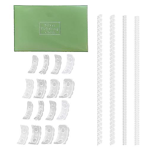 1 Set 4 Größen Unsichtbarer Ringgröße Einsteller Für Lose Ringe Klarer Unsichtbarer Resizer Schmuck Sizer Spiralen Strahlung von Shntig