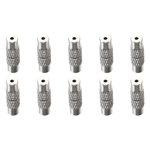10 Stück Schraubverschlüsse aus Kupfer, Rohrendkappen, auffällig, Zubehör für Schmuckhandwerk und Designs 10 Stück Schraubverschlüsse aus Kupfer, Rohrendkappen, auffällig, Zubehör für Schmuckhandwerk und Designs von Shntig