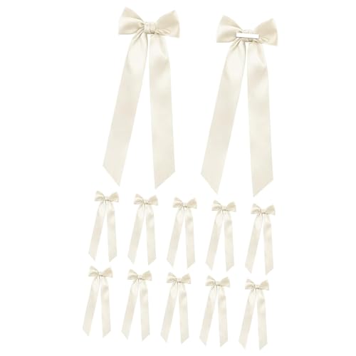 12 x Satinschleifen im Ballettstil, elegante Party-Dekorationen, Geschenkpapier, Zubehör für Veranstaltungen, Bastelprojekte, lichtbeständig, Satin-Schleifen-Dekorationsset 12 x Satinschleifen im Ballettstil, elegante Party-Dekorationen, Geschenkpapier, Zubehör für Veranstaltungen, Bastelprojekte, lichtbeständig, Satin-Schleifen-Dekorationsset von Shntig