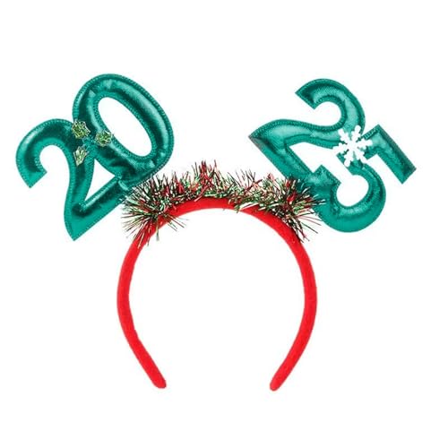 2025 Neujahr Kopfschmuck Karneval Pailletten Kopfschmuck Urlaub Party Zubehör für Frauen und Mädchen von Shntig