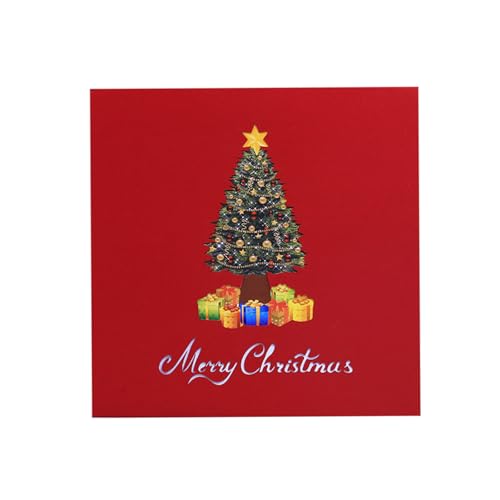 3D-Weihnachtsbaum-Popup-Grußkarte, feierliche 3D-Weihnachtsbaum-Grußkarte, einfach zu falten und zu schreiben, Papierkarten-Anhänger 3D-Weihnachtsbaum-Popup-Grußkarte, feierliche 3D-Weihnachtsbaum-Grußkarte, einfach zu falten und zu schreiben, Papierkarten-Anhänger von Shntig