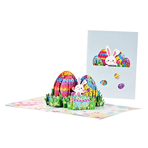 3D für Karten Frohe Ostern Grußkarten Postkarten mit Umschlag für Ostern Tag Handgemachte Geschenke von Shntig