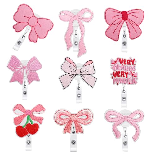 9 Stück Schleifen-Aufnäher, stilvoll, bestickt, handgefertigt, für Taschen, Hüte, Schuhe, Kleidung, Patches für Persönlichkeitsstile von Shntig