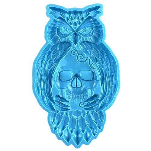 Hochglänzende Silikon Schädelschimmelform Wandmontierte Halloween Stereoform Ornamente Anhänger Epoxidharz Crafting Formen Hochglänzende Silikon Schädelschimmelform Wandmontierte Halloween Stereoform Ornamente Anhänger Epoxidharz Crafting Formen von Shntig
