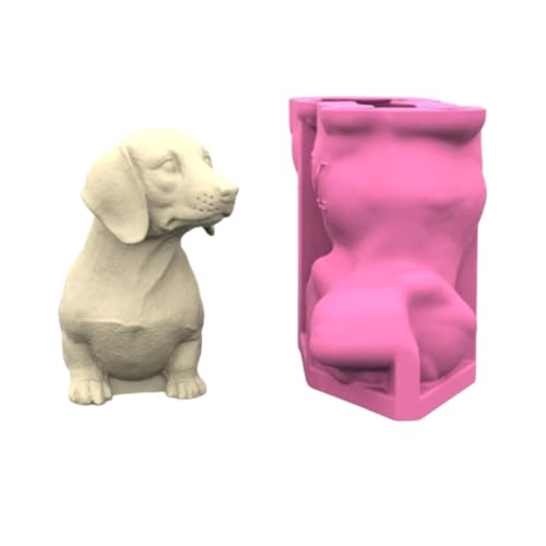Modische Silikon-Gießform aus Epoxidharz, Beton, Blumentöpfe, Form in Hundeform für Vasen Modische Silikon-Gießform aus Epoxidharz, Beton, Blumentöpfe, Form in Hundeform für Vasen von Shntig
