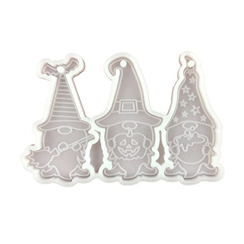 Oster-Kürbis-Besen-Schlüsselanhänger, Epoxidharz-Form, handgefertigte Ornamente, Anhänger, Silikon-Schmuckform von Shntig