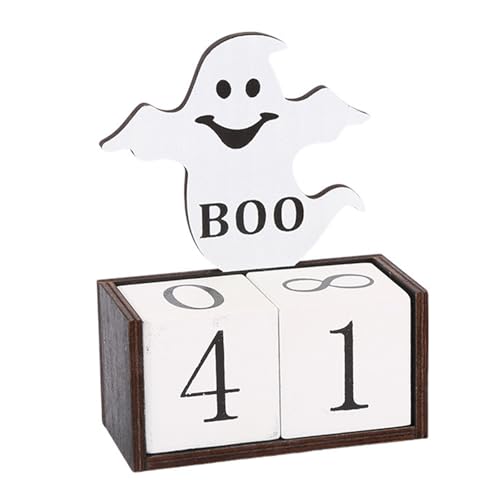 Praktischer Halloween-Countdown-Kalender, Partyzubehör, Dekoration mit wechselbarem Datum, für Kinder und Erwachsene, den täglichen Gebrauch von Shntig